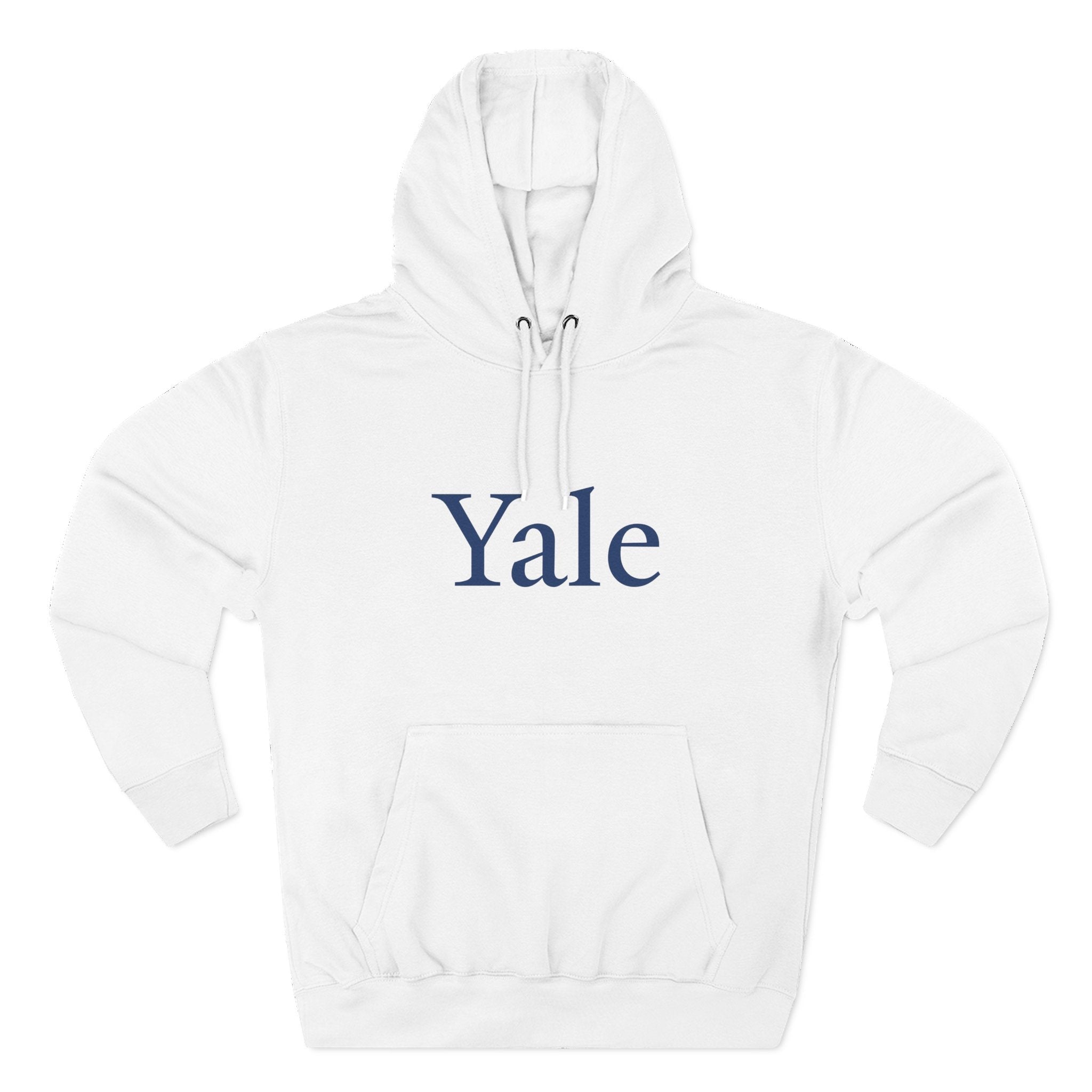 Yale Logo Fleece Hoodie, Casual Wear, College Apparel, Gifts for Graduates, College Sweatshirt, Yale Merchandise - Etna Gift