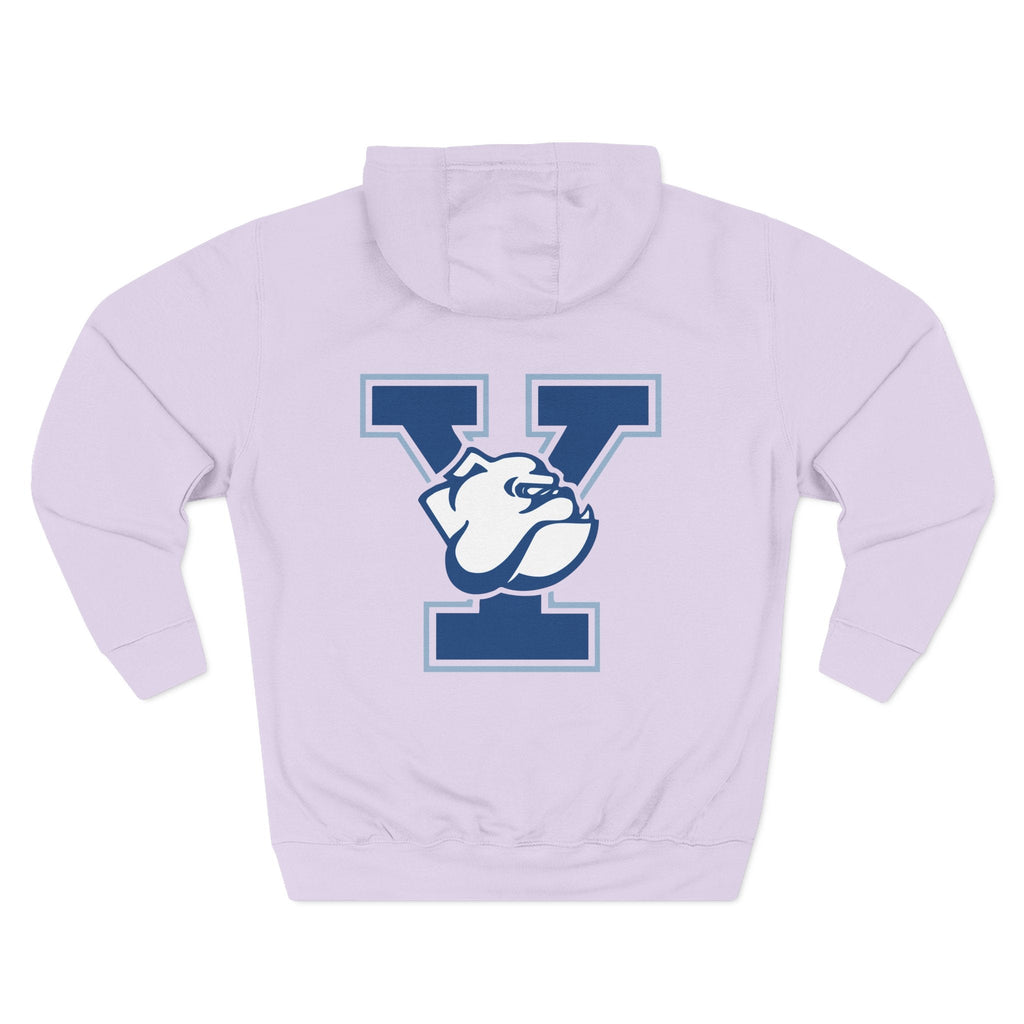 Yale Logo Fleece Hoodie, Casual Wear, College Apparel, Gifts for Graduates, College Sweatshirt, Yale Merchandise - Etna Gift