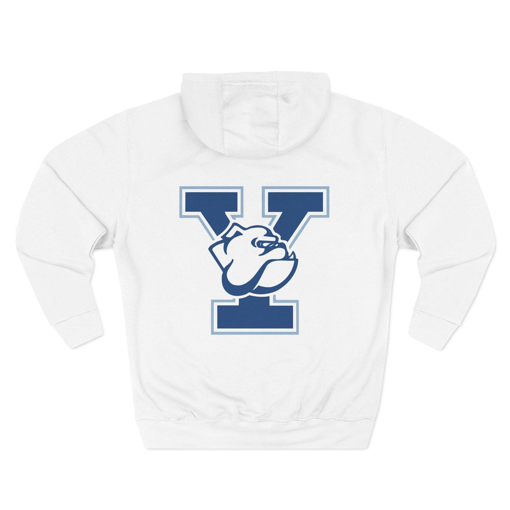 Yale Logo Fleece Hoodie, Casual Wear, College Apparel, Gifts for Graduates, College Sweatshirt, Yale Merchandise - Etna Gift