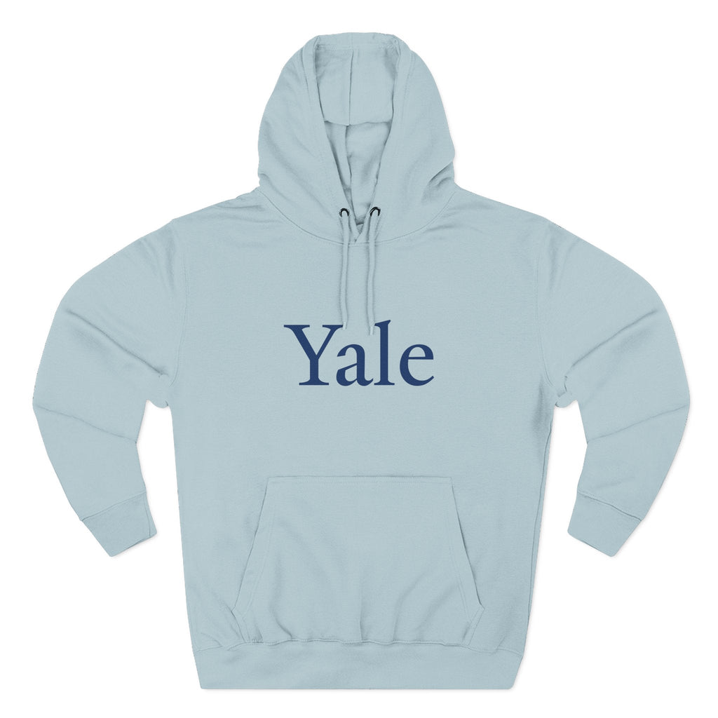 Yale Logo Fleece Hoodie, Casual Wear, College Apparel, Gifts for Graduates, College Sweatshirt, Yale Merchandise - Etna Gift