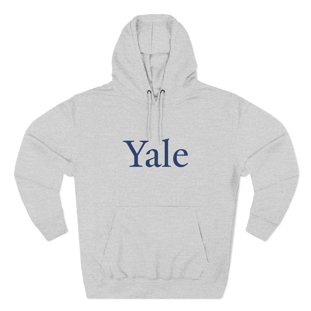 Yale Logo Fleece Hoodie, Casual Wear, College Apparel, Gifts for Graduates, College Sweatshirt, Yale Merchandise - Etna Gift