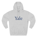 Yale Logo Fleece Hoodie, Casual Wear, College Apparel, Gifts for Graduates, College Sweatshirt, Yale Merchandise - Etna Gift