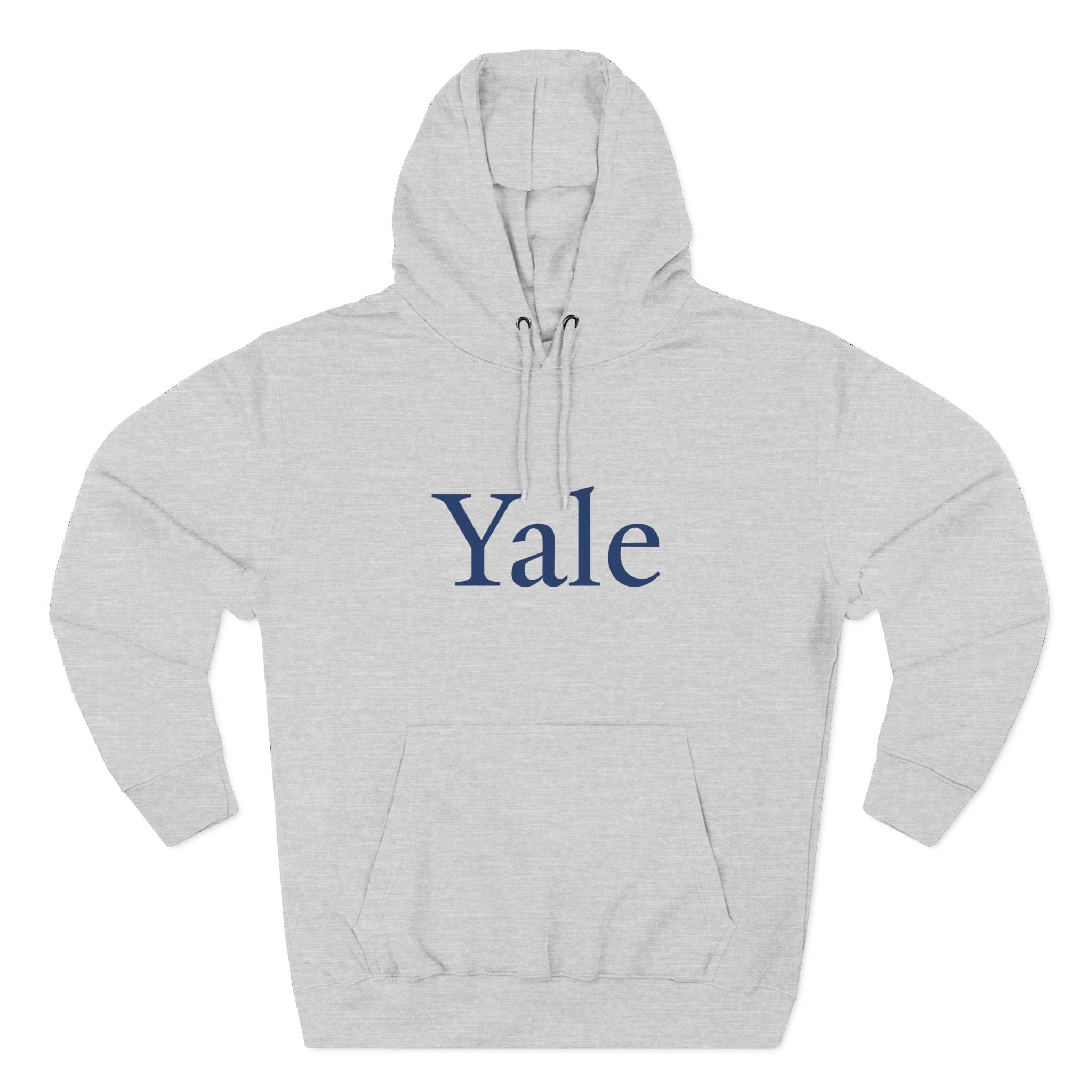 Yale Logo Fleece Hoodie, Casual Wear, College Apparel, Gifts for Graduates, College Sweatshirt, Yale Merchandise - Etna Gift