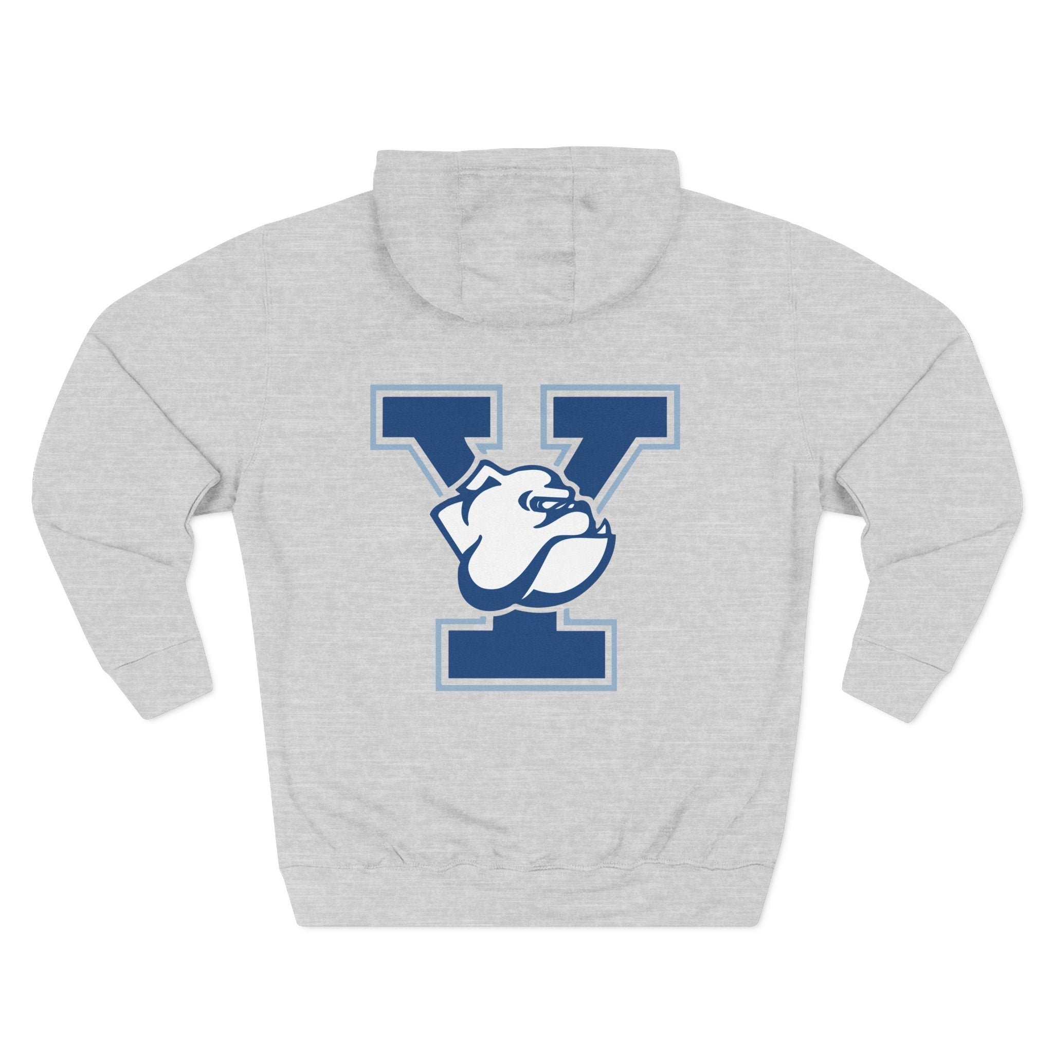 Yale Logo Fleece Hoodie, Casual Wear, College Apparel, Gifts for Graduates, College Sweatshirt, Yale Merchandise - Etna Gift