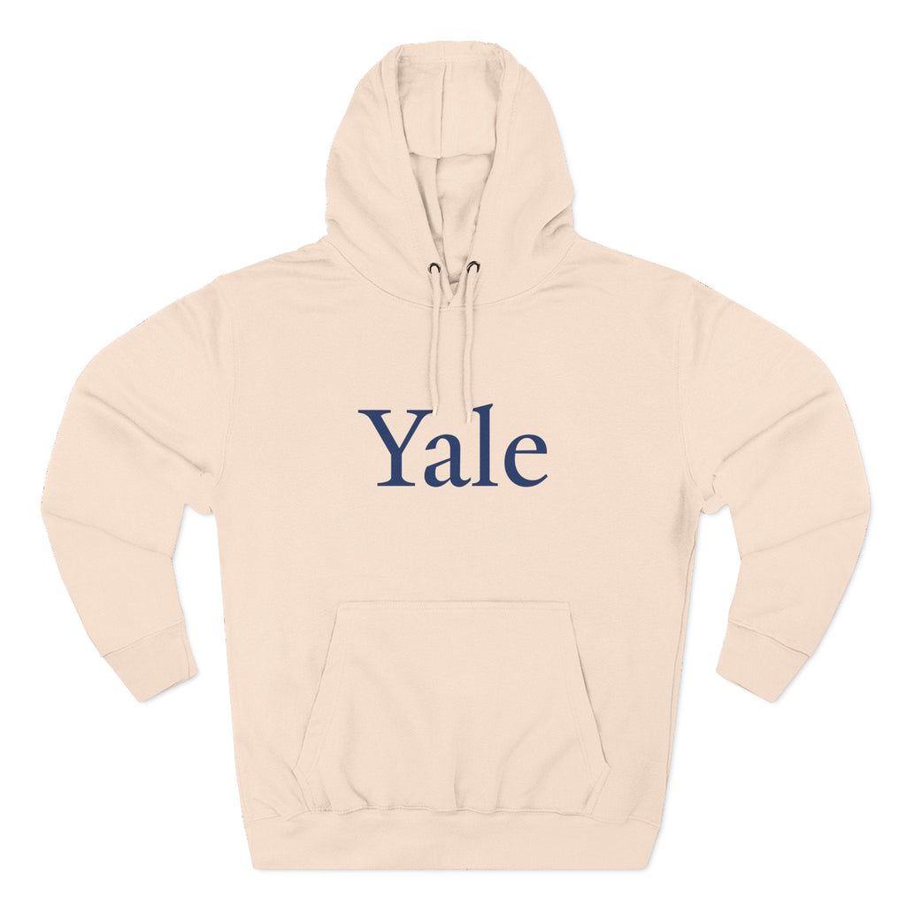 Yale Logo Fleece Hoodie, Casual Wear, College Apparel, Gifts for Graduates, College Sweatshirt, Yale Merchandise - Etna Gift