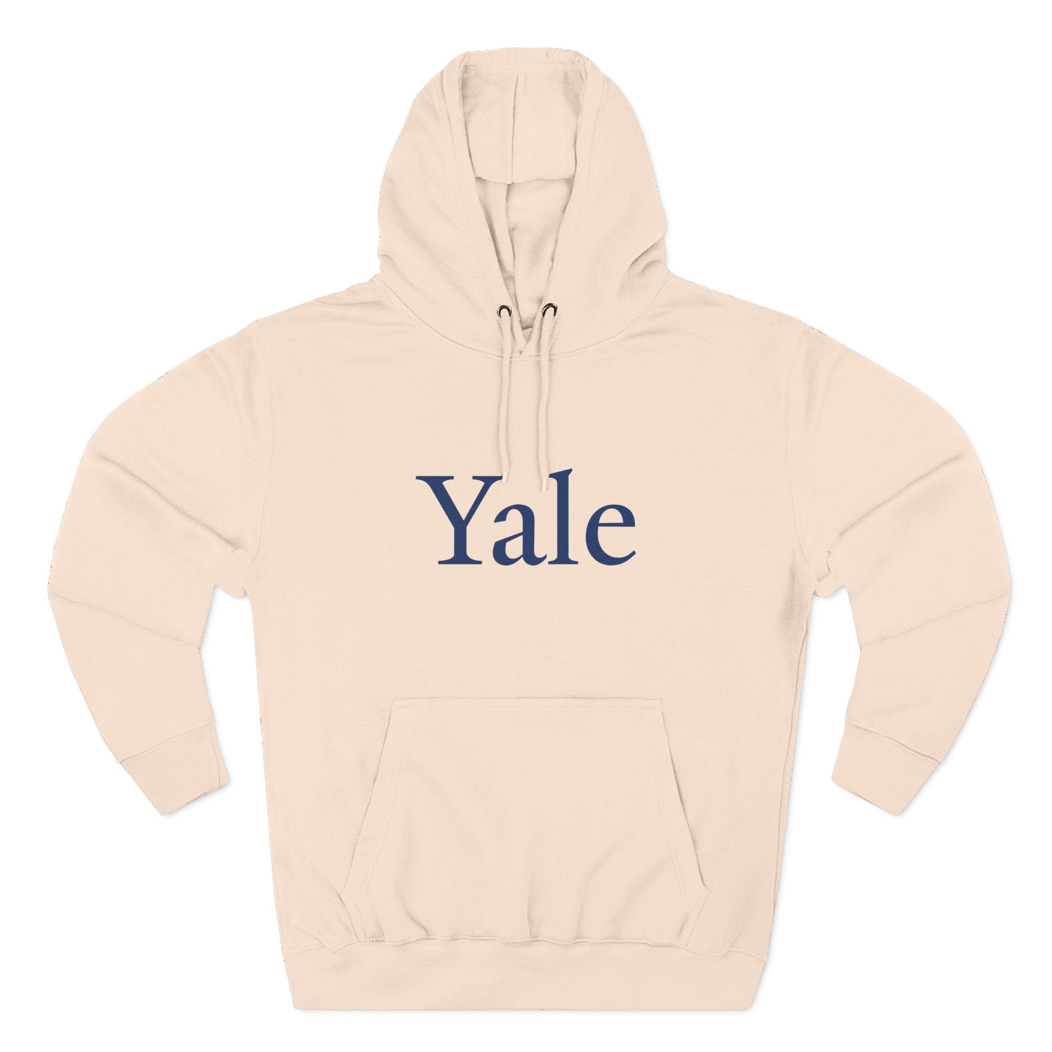 Yale Logo Fleece Hoodie, Casual Wear, College Apparel, Gifts for Graduates, College Sweatshirt, Yale Merchandise - Etna Gift