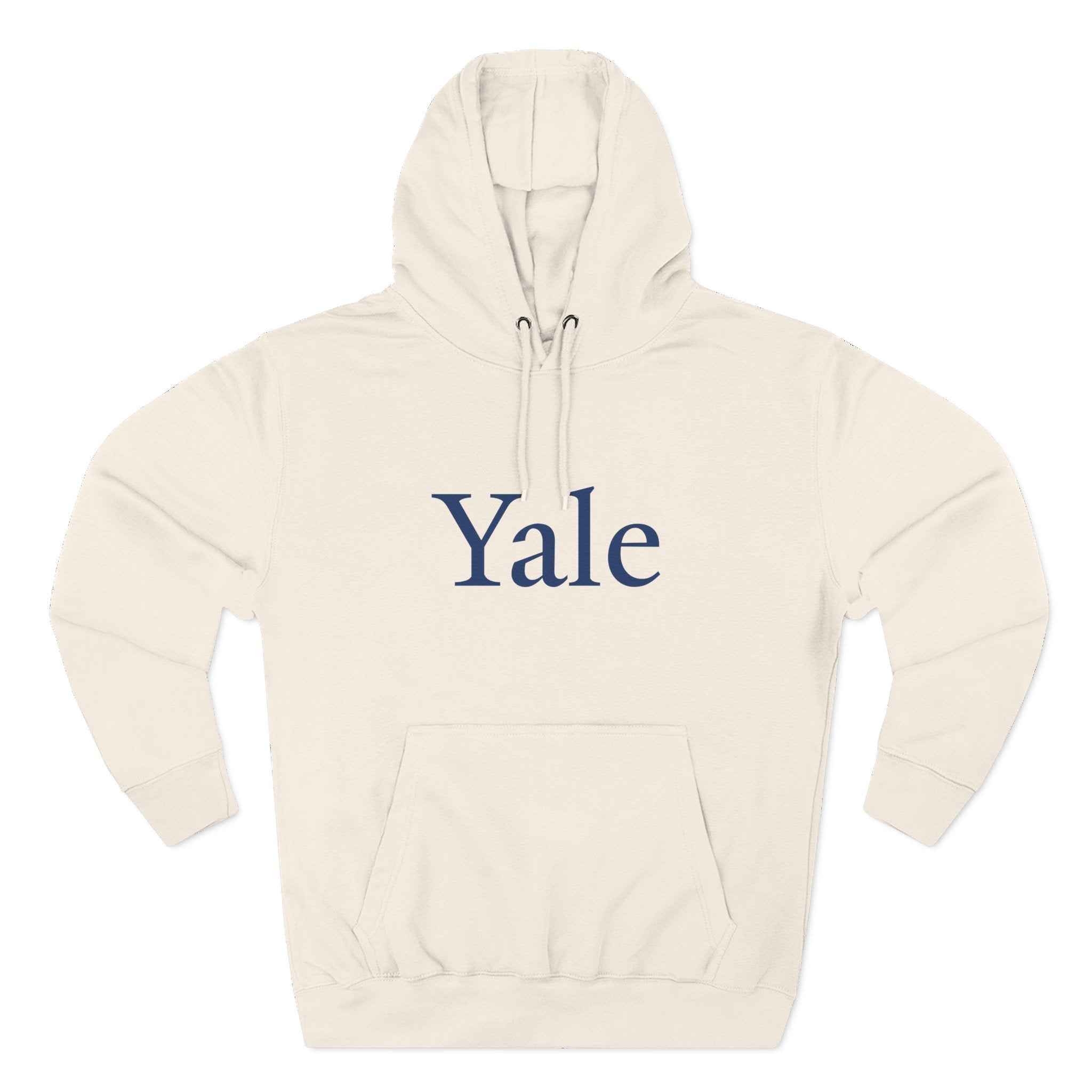 Yale Logo Fleece Hoodie, Casual Wear, College Apparel, Gifts for Graduates, College Sweatshirt, Yale Merchandise - Etna Gift
