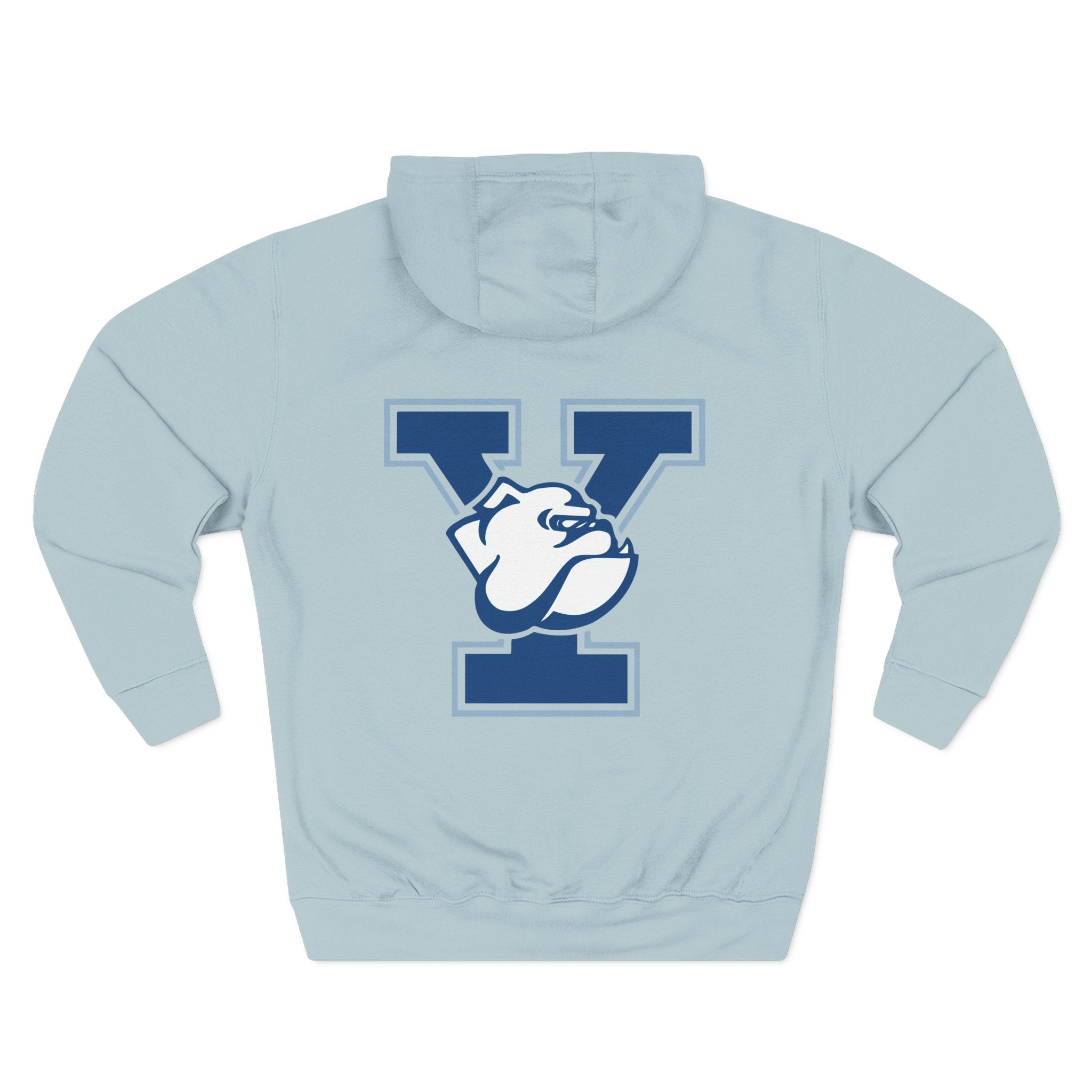 Yale Logo Fleece Hoodie, Casual Wear, College Apparel, Gifts for Graduates, College Sweatshirt, Yale Merchandise - Etna Gift