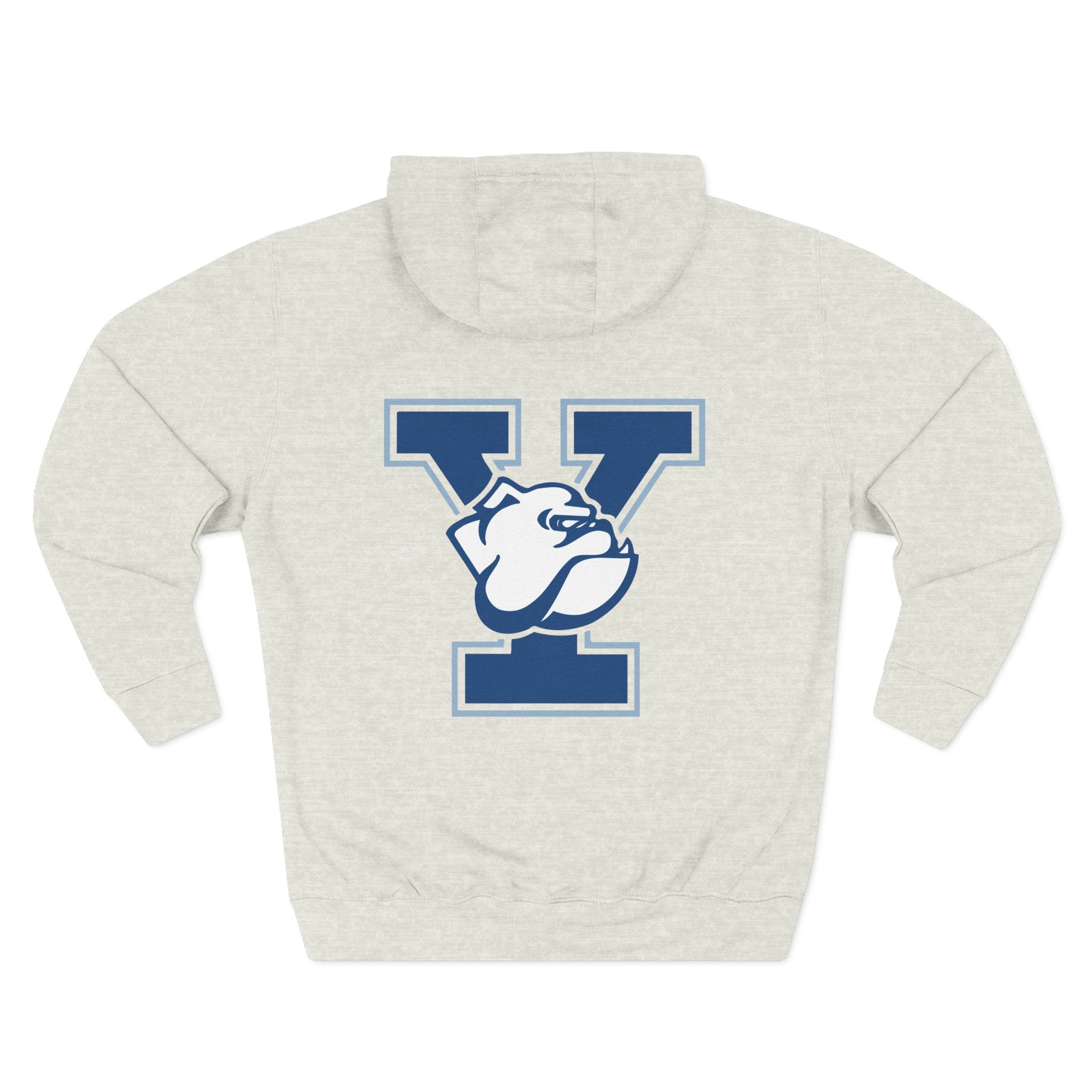 Yale Logo Fleece Hoodie, Casual Wear, College Apparel, Gifts for Graduates, College Sweatshirt, Yale Merchandise - Etna Gift