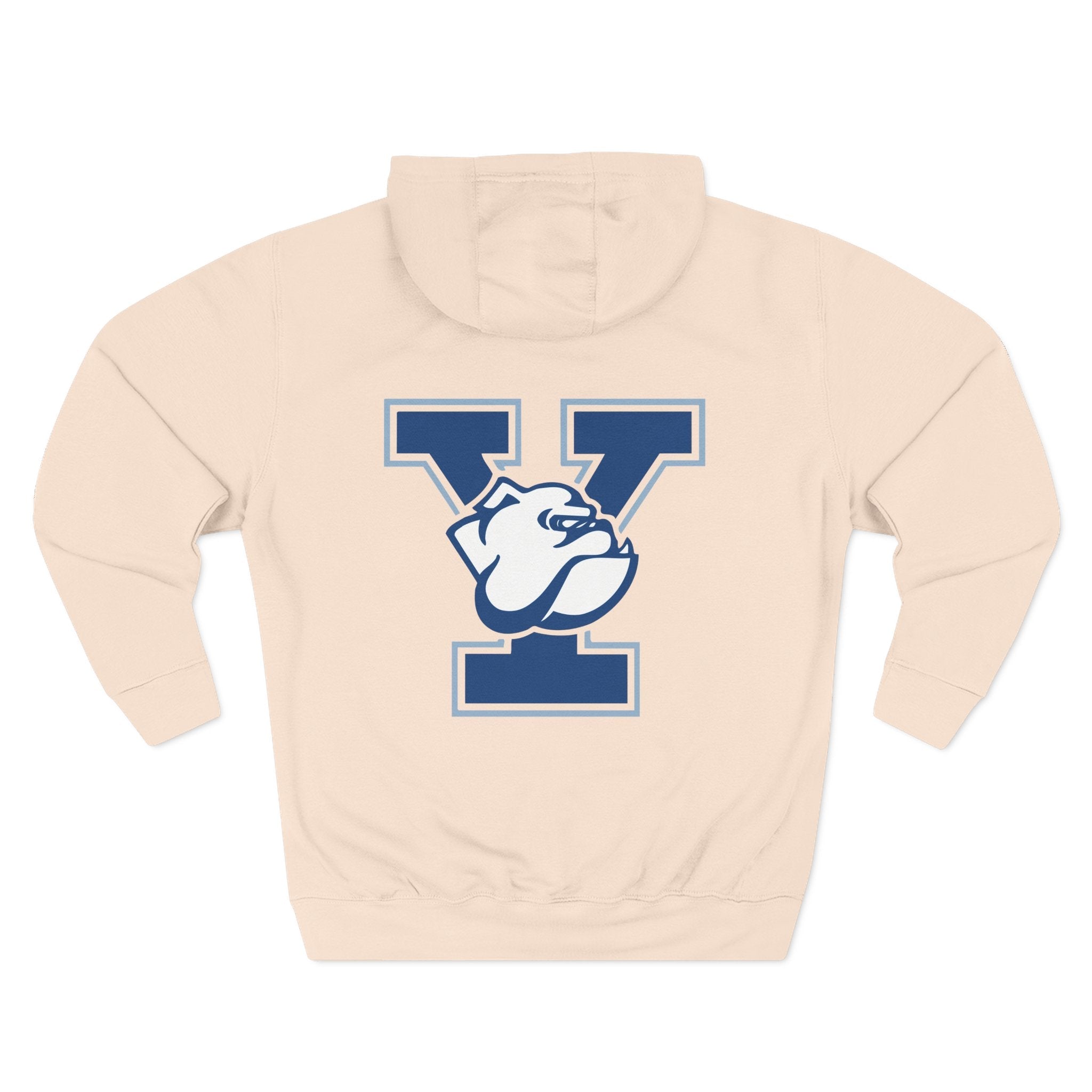 Yale Logo Fleece Hoodie, Casual Wear, College Apparel, Gifts for Graduates, College Sweatshirt, Yale Merchandise - Etna Gift
