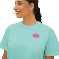 Yoga Time Women's Boxy Tee Cute Lotus & Yoga Poses Graphic Shirt - Etna Gift