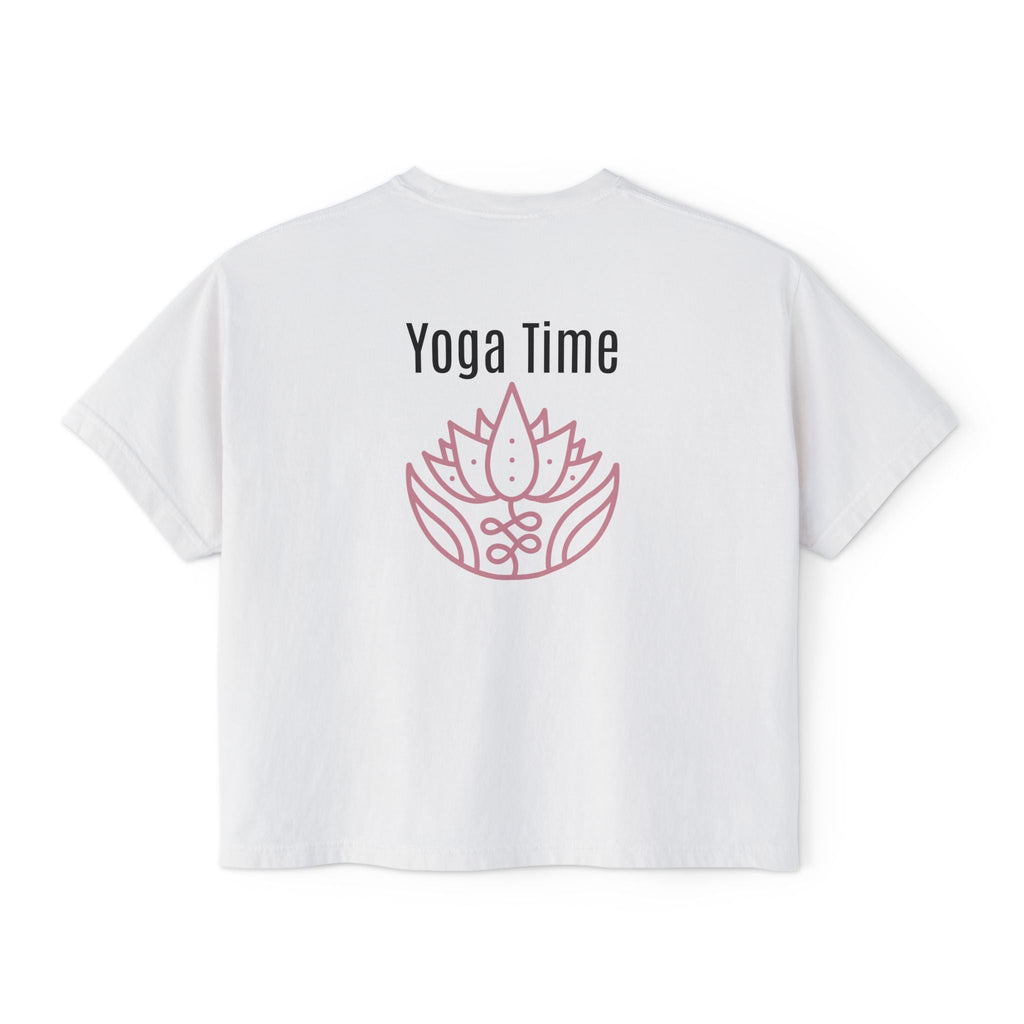 Yoga Time Women's Boxy Tee Relaxed Fit Yoga Tee for Women - Etna Gift