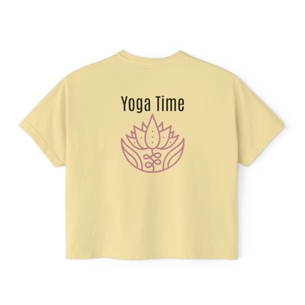 Yoga Time Women's Boxy Tee Relaxed Fit Yoga Tee for Women - Etna Gift