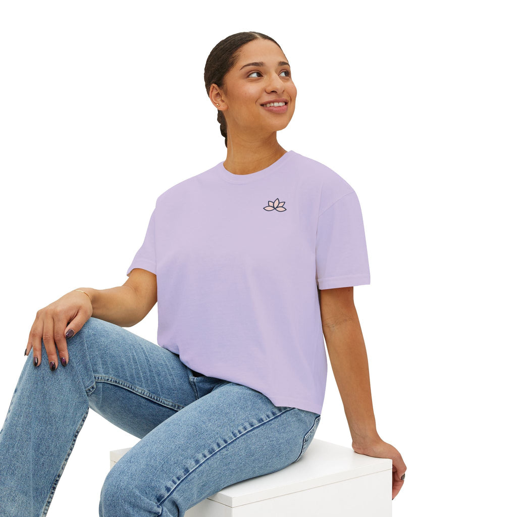Yoga Time Women's Boxy Tee Relaxed Fit Yoga Tee for Women - Etna Gift