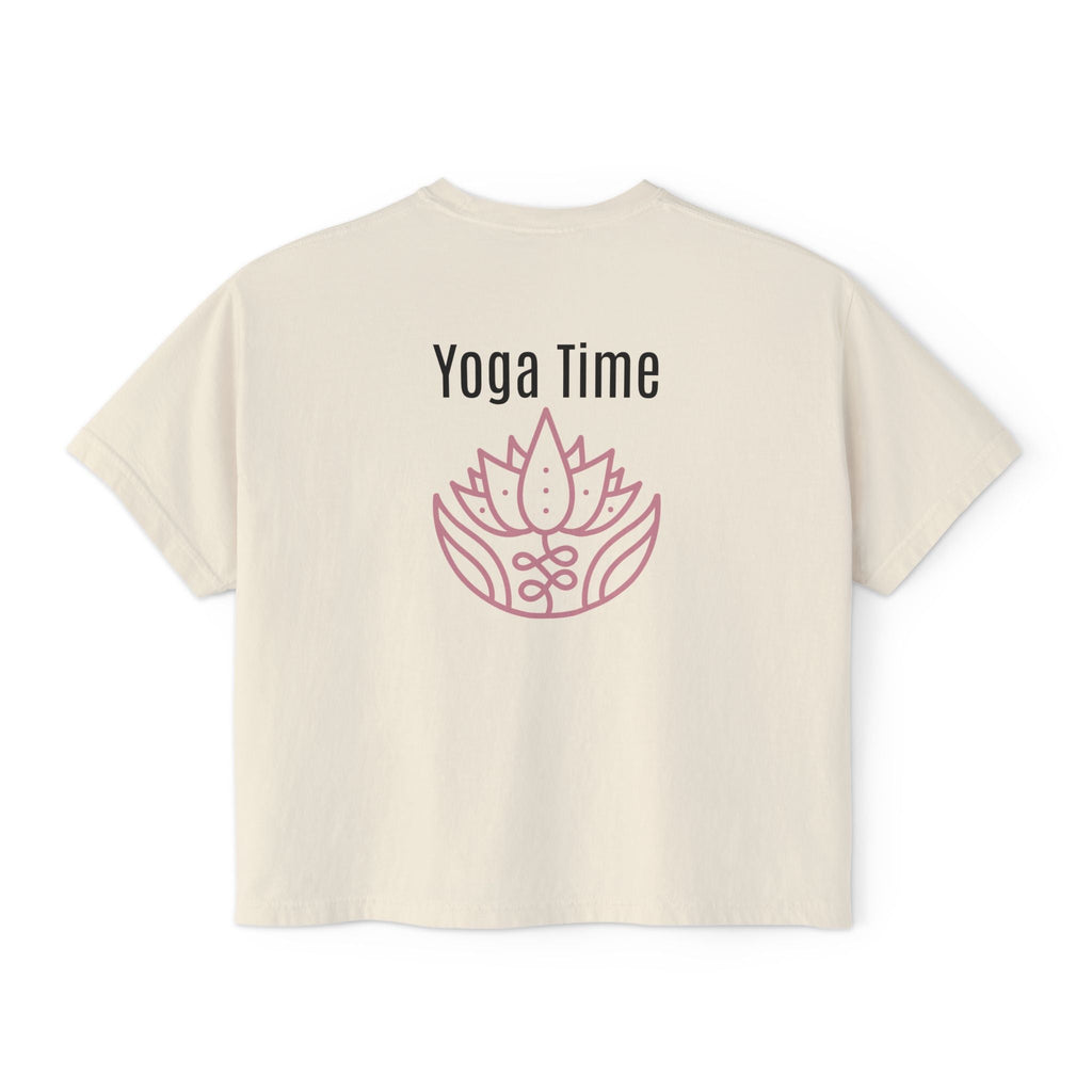 Yoga Time Women's Boxy Tee Relaxed Fit Yoga Tee for Women - Etna Gift
