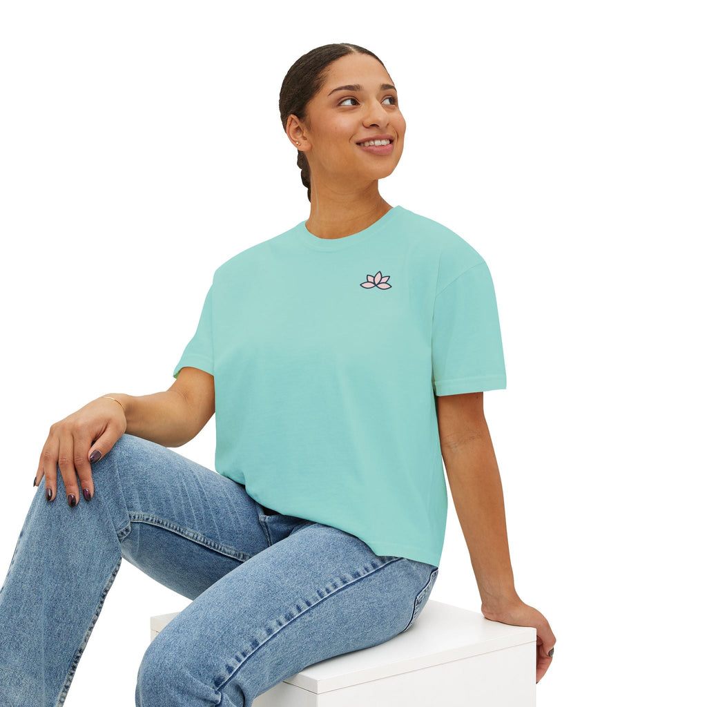 Yoga Time Women's Boxy Tee Relaxed Fit Yoga Tee for Women - Etna Gift