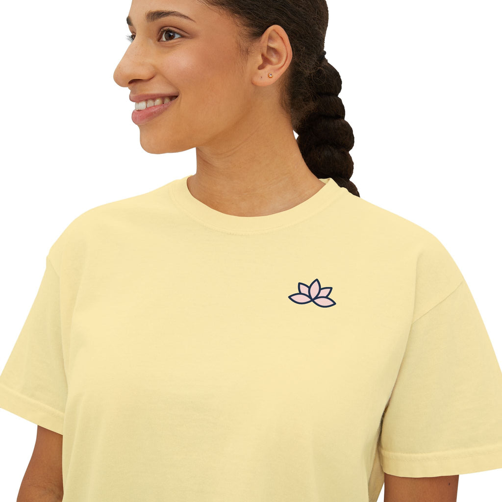 Yoga Time Women's Boxy Tee Relaxed Fit Yoga Tee for Women - Etna Gift