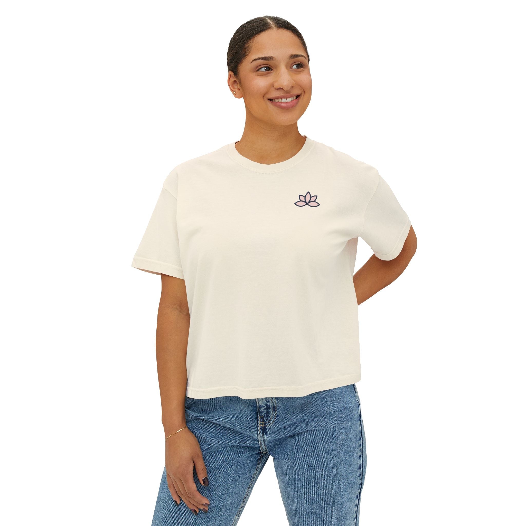 Yoga Time Women's Boxy Tee Relaxed Fit Yoga Tee for Women - Etna Gift