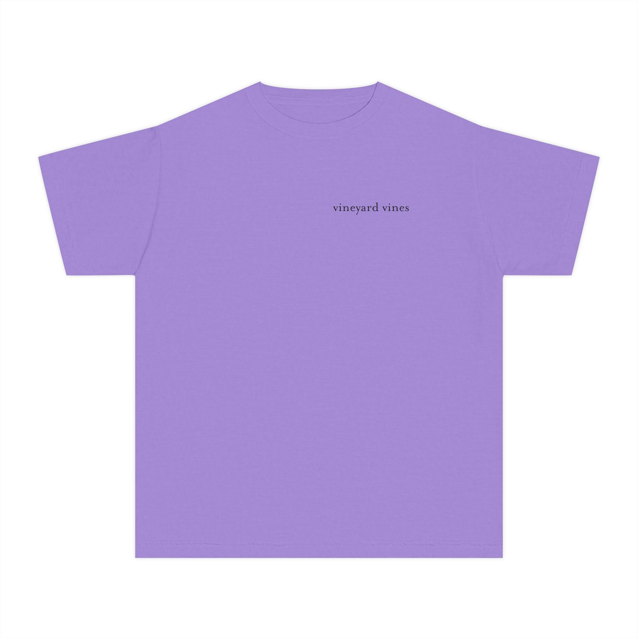 Youth Yellow Tee with Pink Whale Graphic — Vineyard Vines Inspired Kids T‑Shirt - Etna Gift