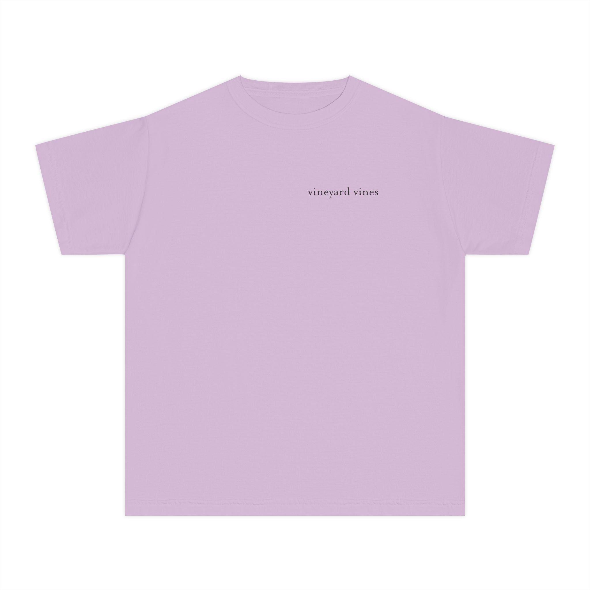 Youth Yellow Tee with Pink Whale Graphic — Vineyard Vines Inspired Kids T‑Shirt - Etna Gift