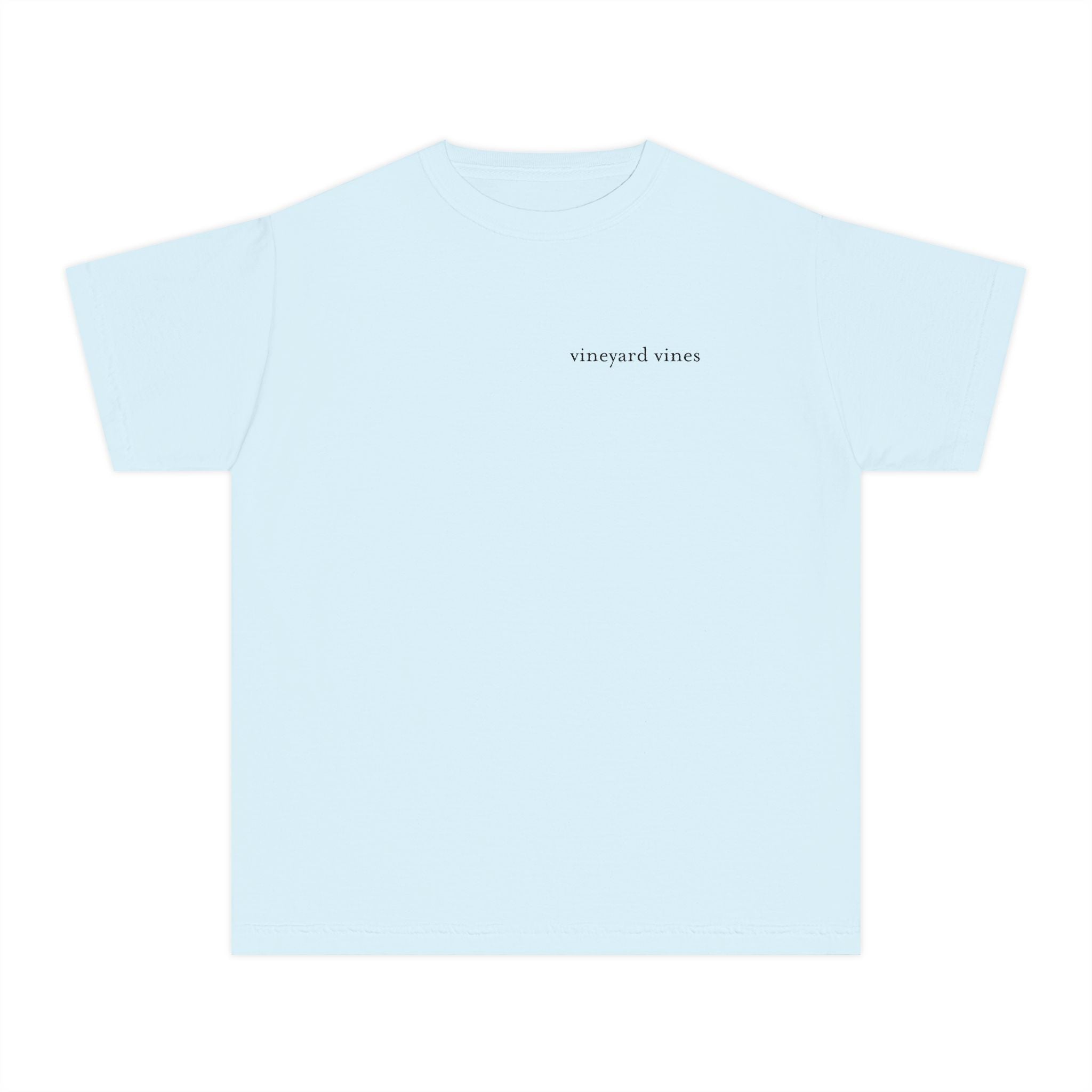 Youth Yellow Tee with Pink Whale Graphic — Vineyard Vines Inspired Kids T‑Shirt - Etna Gift
